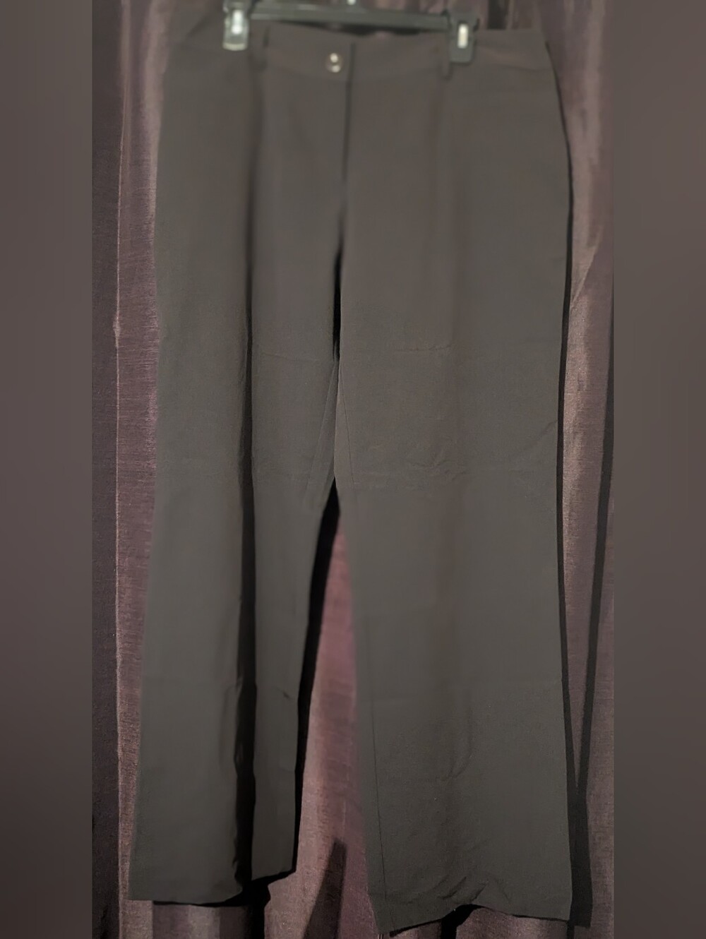 STUDIO 1940 Button & Zipper Closure Wide Leg Pant 14